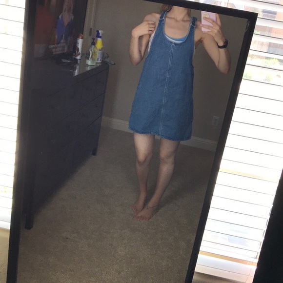 F21 jeans overall dress. - Picture 2 of 3